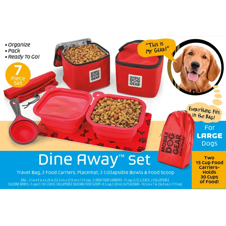 Dine Away Food Set (Medium/Large Dogs)