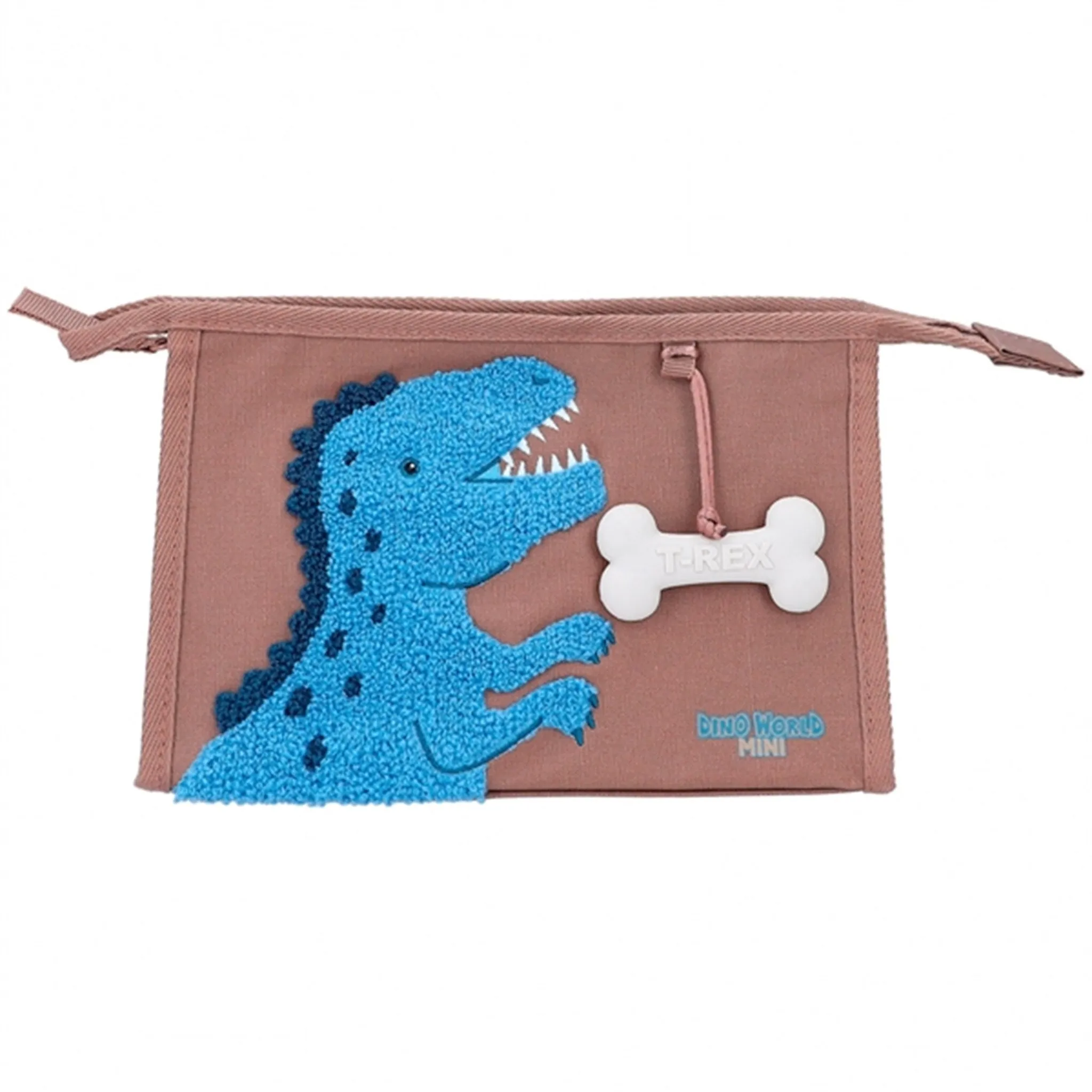 Dino World Washbag Brown Dino Mini