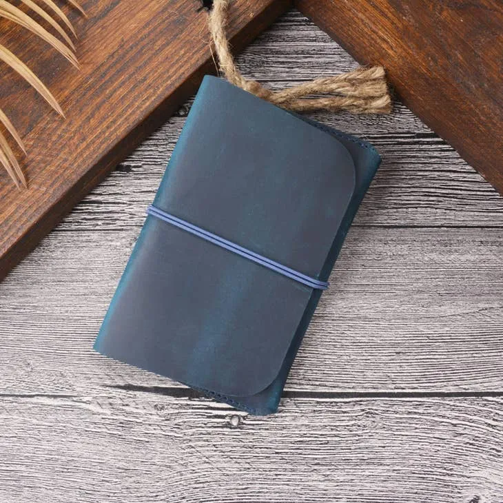 Douglas Genuine Leather Passport Cover With Strap