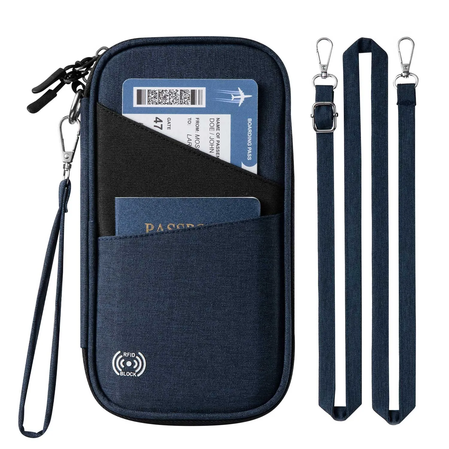 DPW100- Ultimate Travel Companion, Versatile RFID Blocking Passport Holder