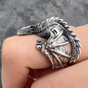 Dragon Rings Gothic Punk Adjustable Vintage Jewelry