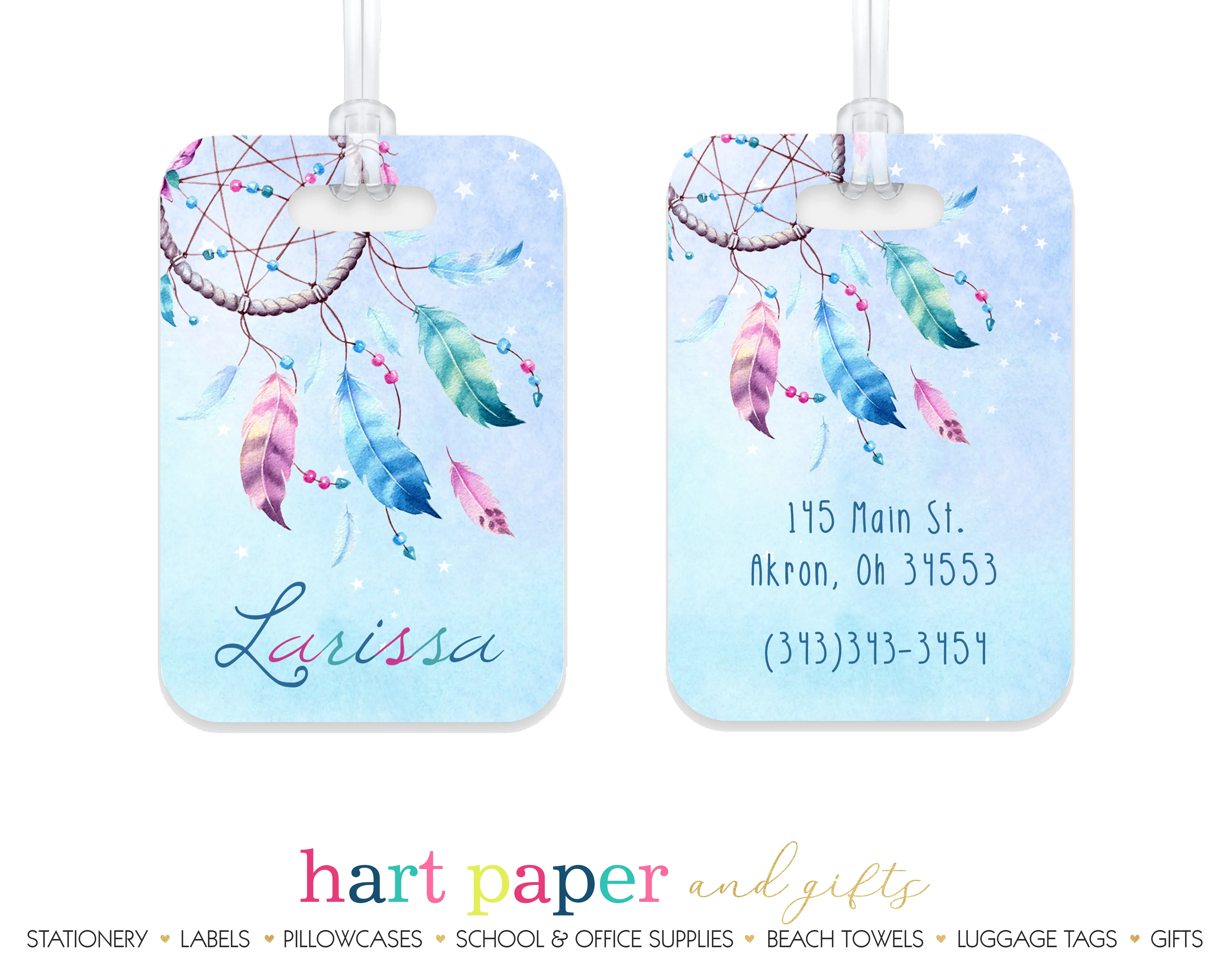 Dreamcatcher Dream Catcher Luggage Bag Tag