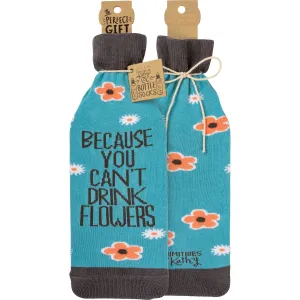 DRINK FLOWERS BOTTLE COVER