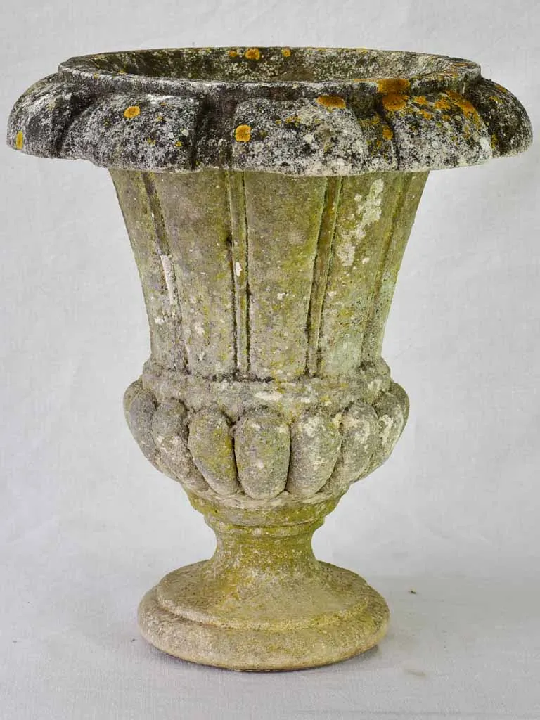 Early 20th-century French Medici shape stone planter 20"