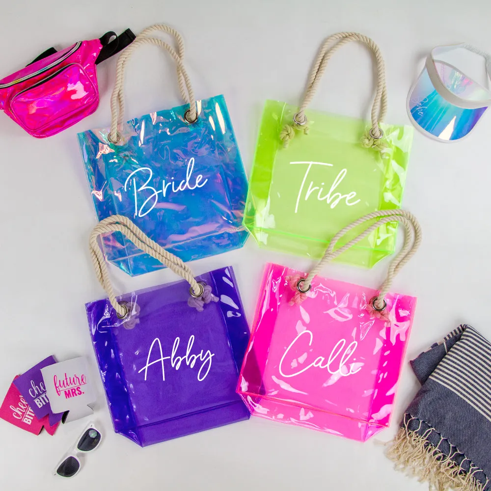 Electric Love Theme Bachelorette Tote