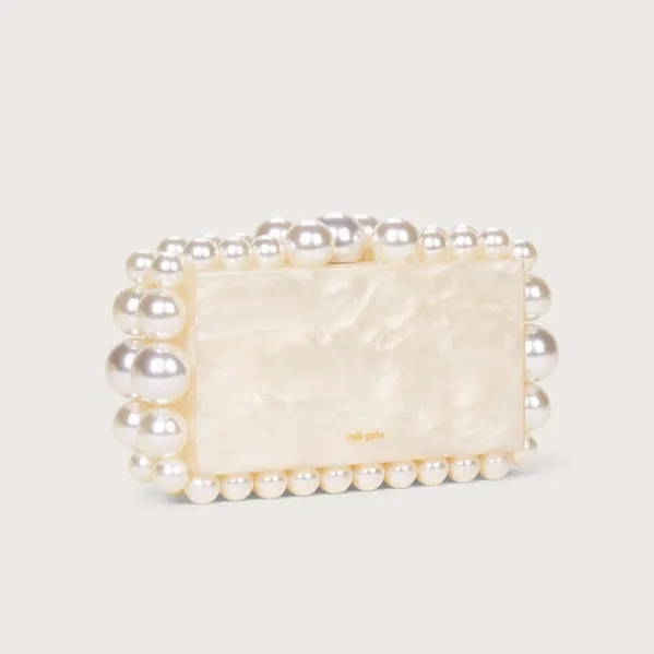 Eos Clutch | Ivory Pearl