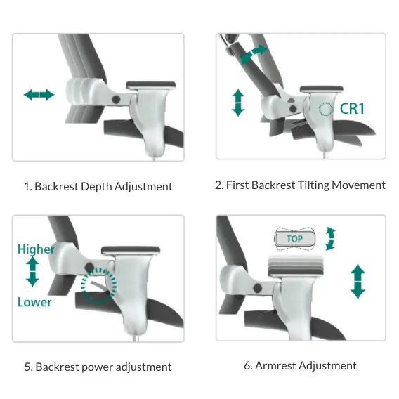 Eureka Ergonomic ERK-SC-002/SC-001 Swing High-Back Executive Swivel Office Computer Chair with Armrest