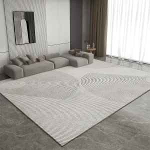 Extra Large Gray Contemporary Modern Rugs for Office, Living Room Modern Rugs, Dining Room Geometric Modern Rugs, Bedroom Modern Rugs