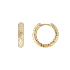 Fairley Antique Gold Maxi Hoops