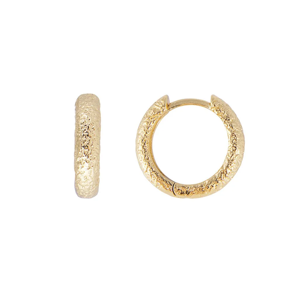 Fairley Antique Gold Maxi Hoops