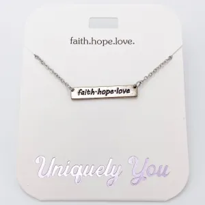 Faith. Hope. Love