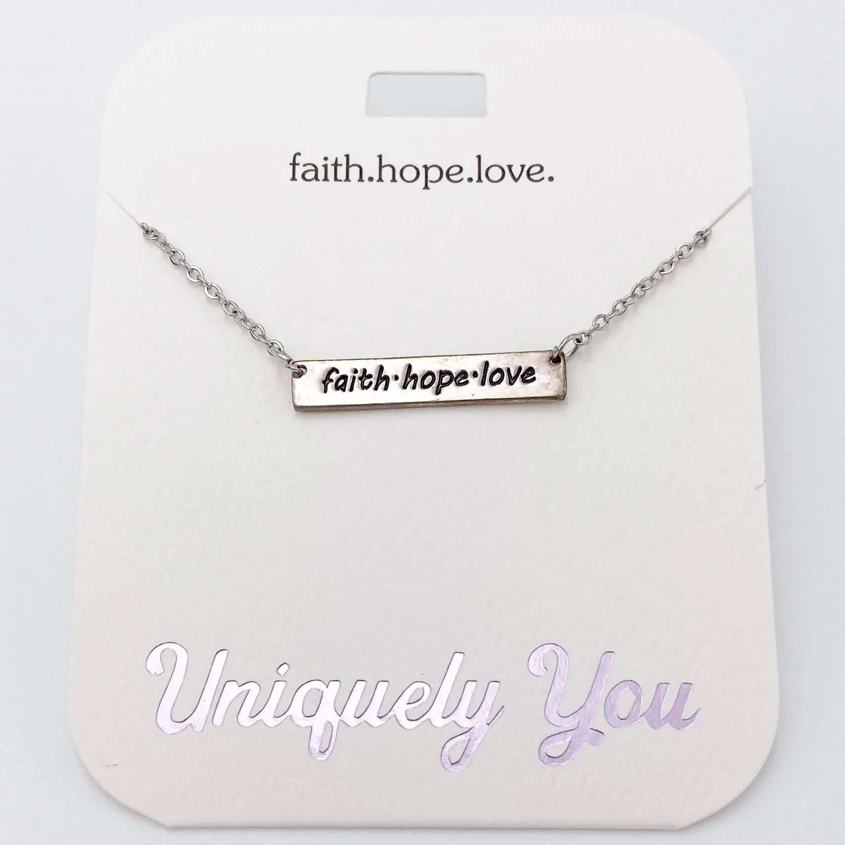 Faith. Hope. Love