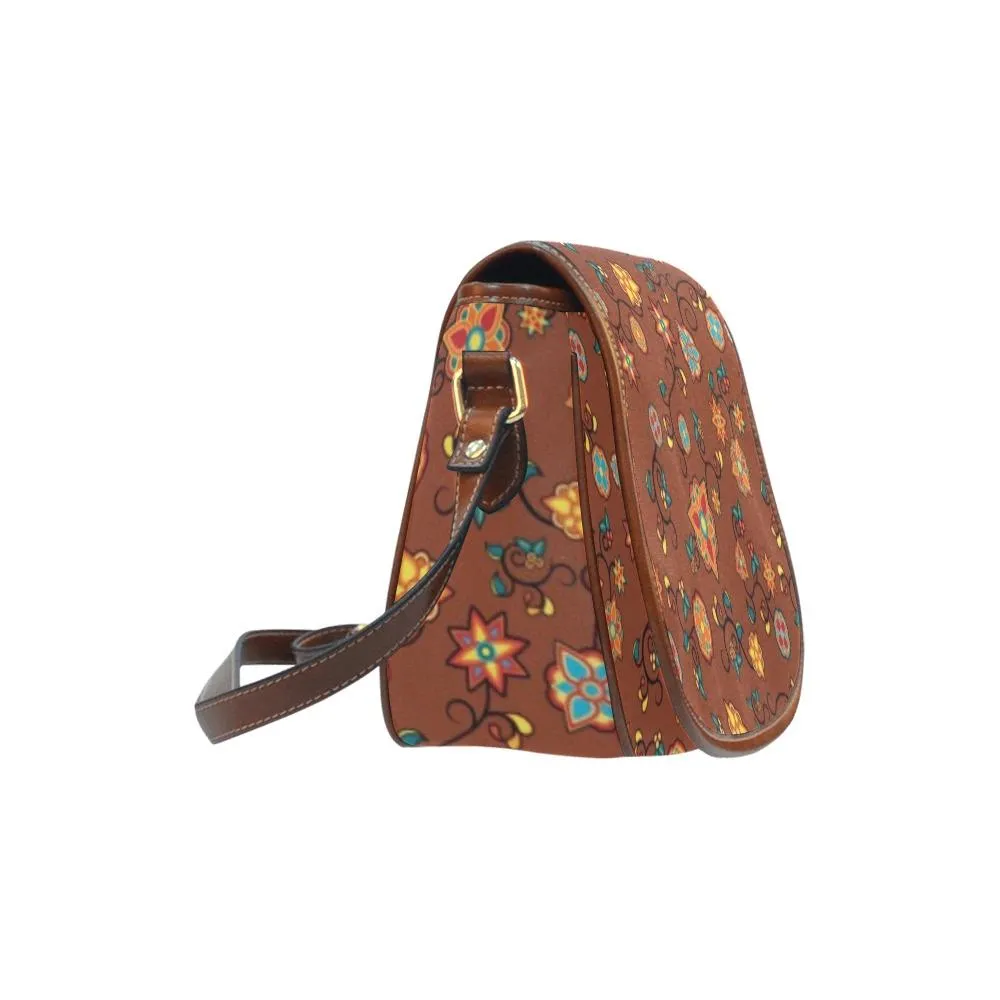 Fire Bloom Shade Saddle Bag/Large