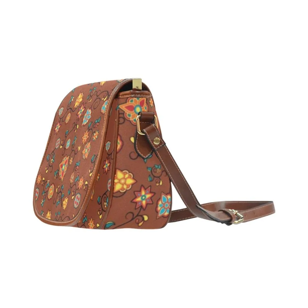 Fire Bloom Shade Saddle Bag/Large