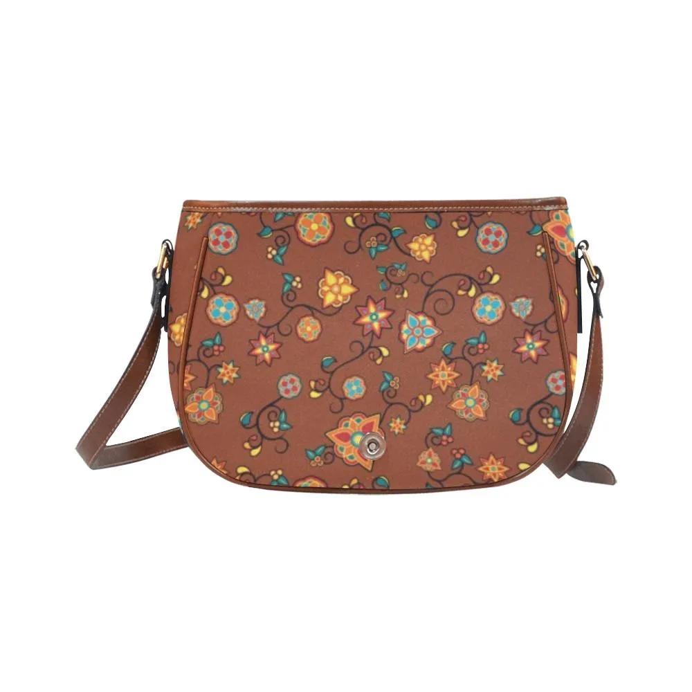 Fire Bloom Shade Saddle Bag/Large