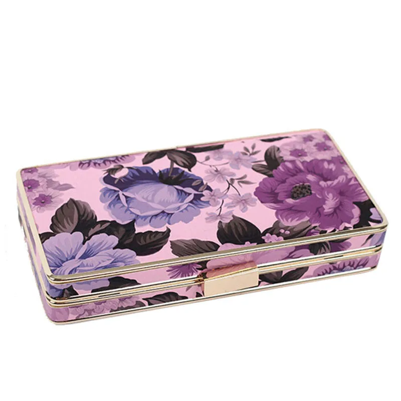 Floral Print Clutch Bag