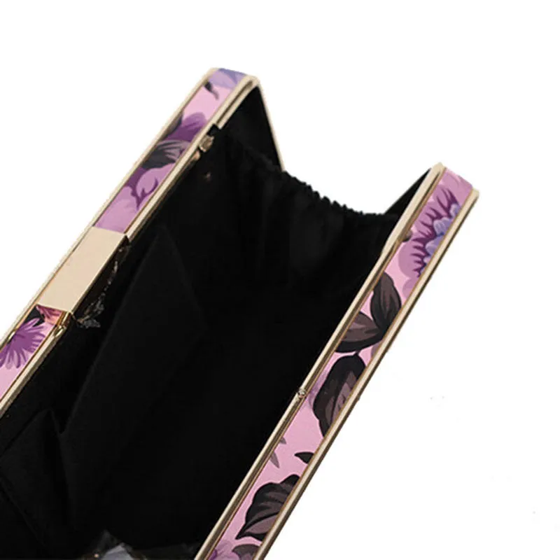 Floral Print Clutch Bag