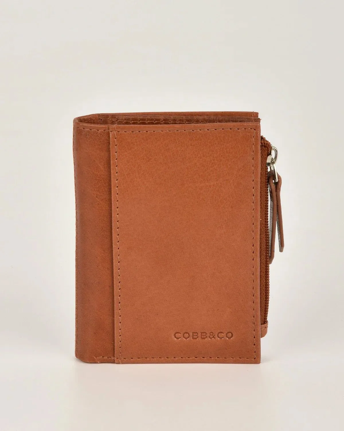 Gabee - Ridley RFID Leather Card Holder & Zipped Coin Pocket