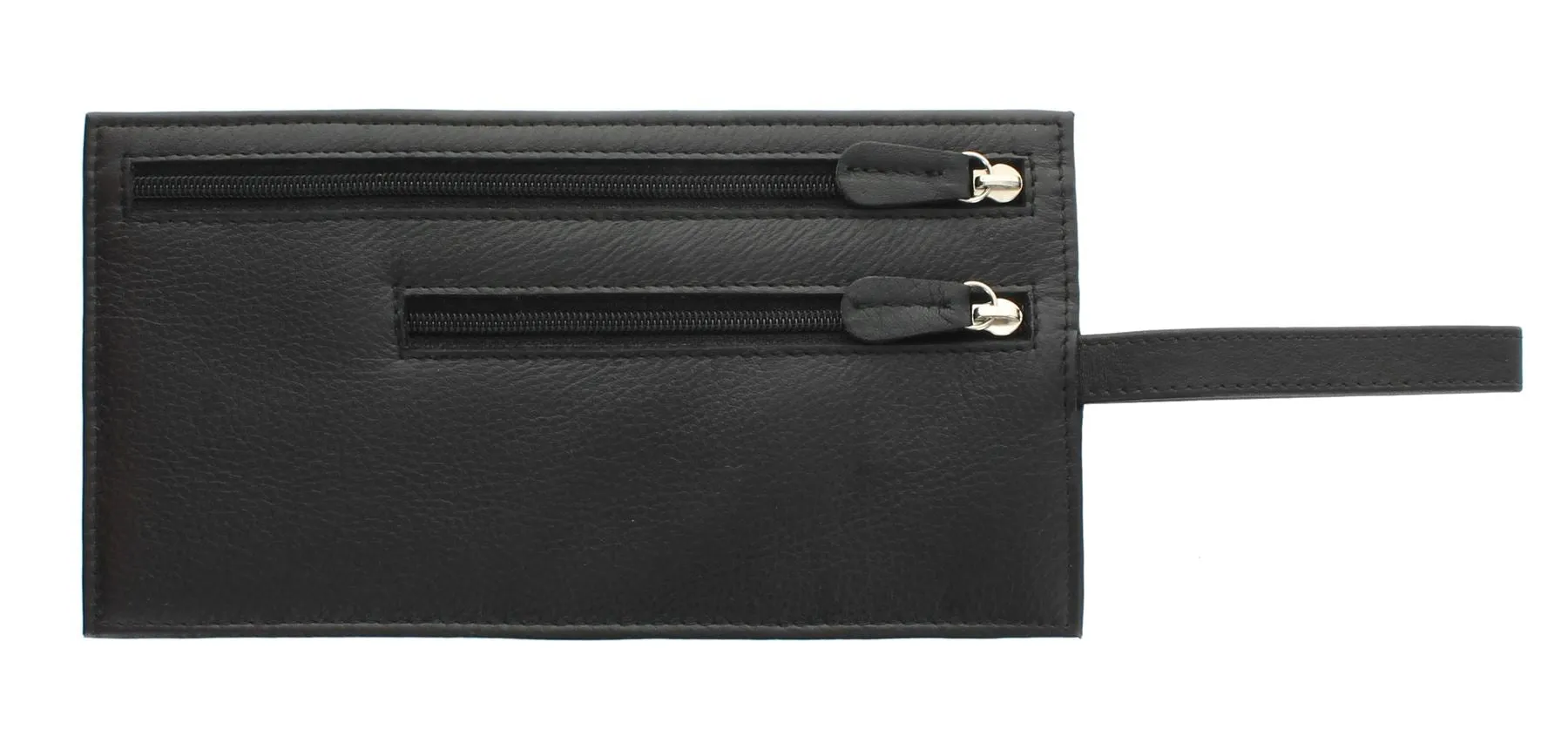 Genuine Leather Security Wallet Pouch With Belt Loop AC501