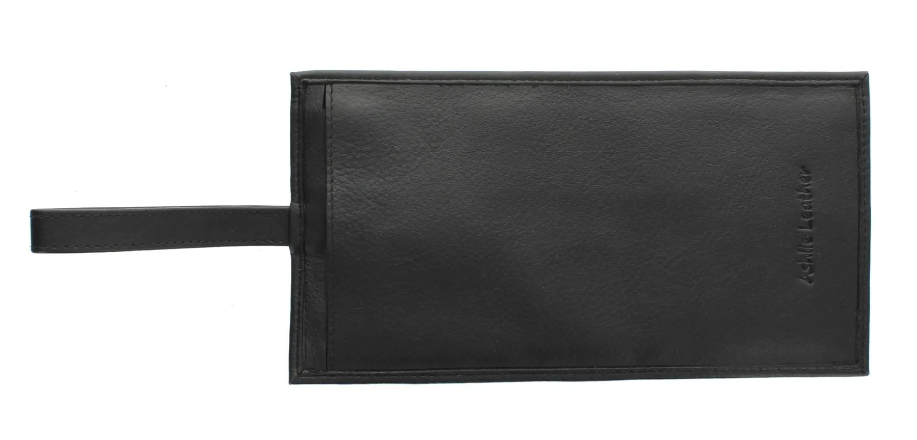 Genuine Leather Security Wallet Pouch With Belt Loop AC501