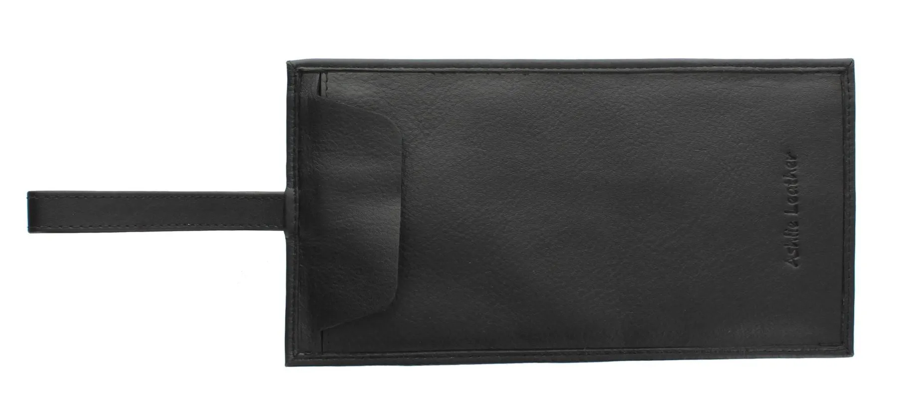 Genuine Leather Security Wallet Pouch With Belt Loop AC501