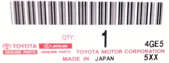 Genuine Lexus Japan 2014-2025 Lexus License Plate Lock Bolt Set