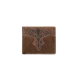 Genuine Tooled Leather Collection Men's Wallet