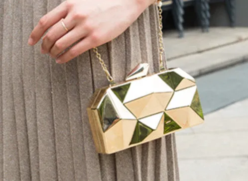 Geometric Clutch Bag