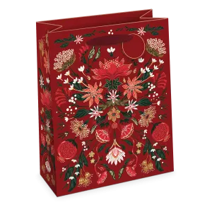 Gift Bag Large - Christmas Garden