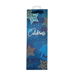 Gift Maker Blue Text Gift Bag Medium