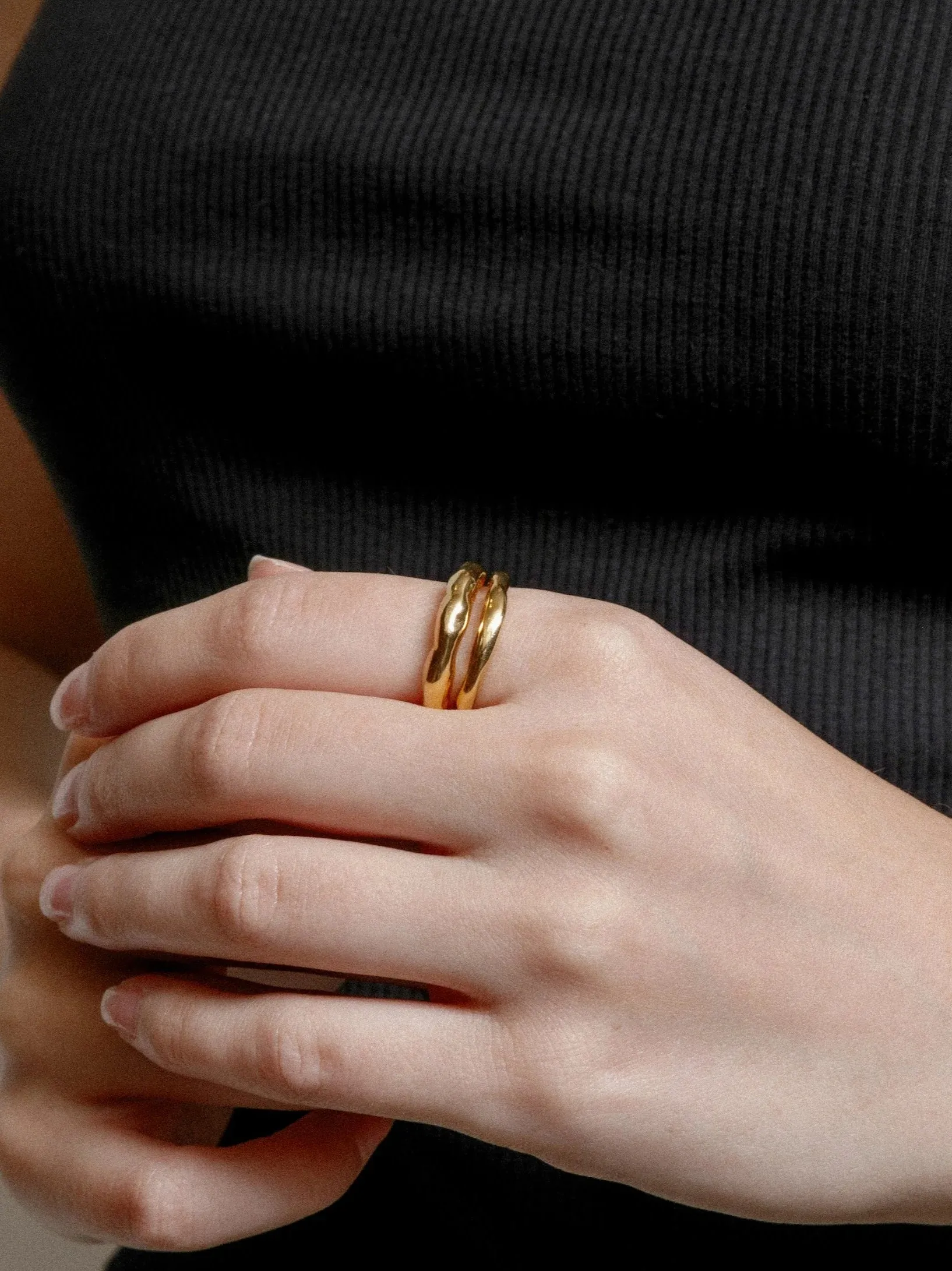 Gold Cassie Ring