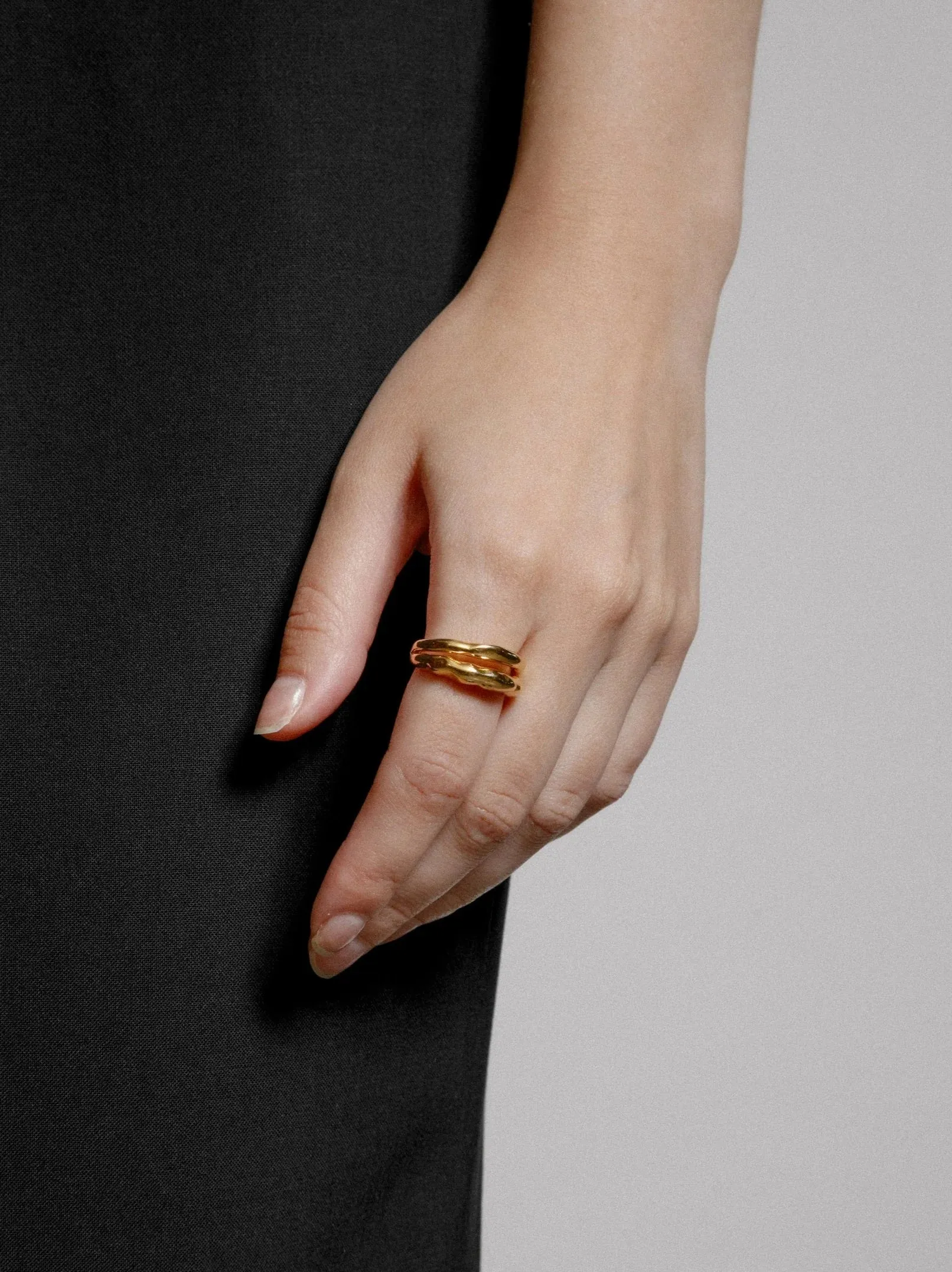 Gold Cassie Ring