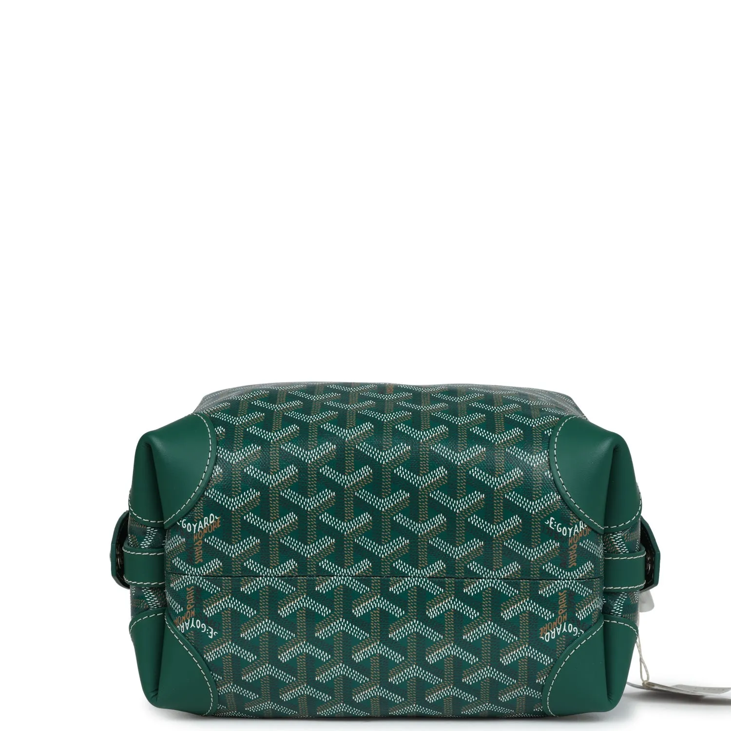 Goyard Goyardine Green Boeing Toiletry 25 Bag Palladium Hardware