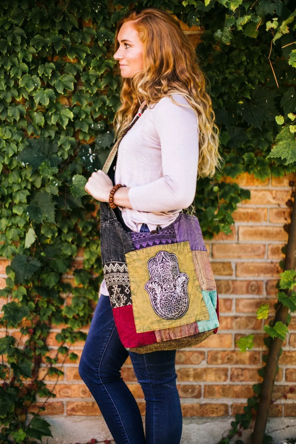 Hamsa Bliss Patchwork Bag