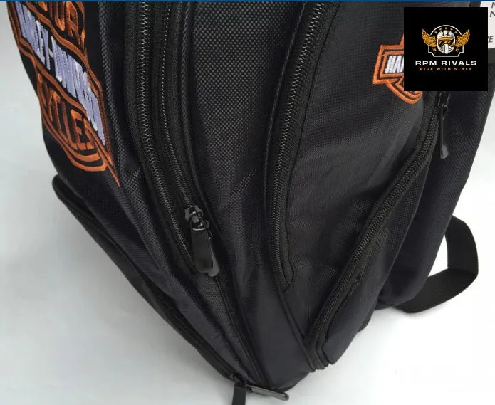 Harley-davidson Motorcycle Bag Waterproof Motorcycle Saddle Bag Motorcycle Backpack Reflective Multi-functional Tail Bag Luggage