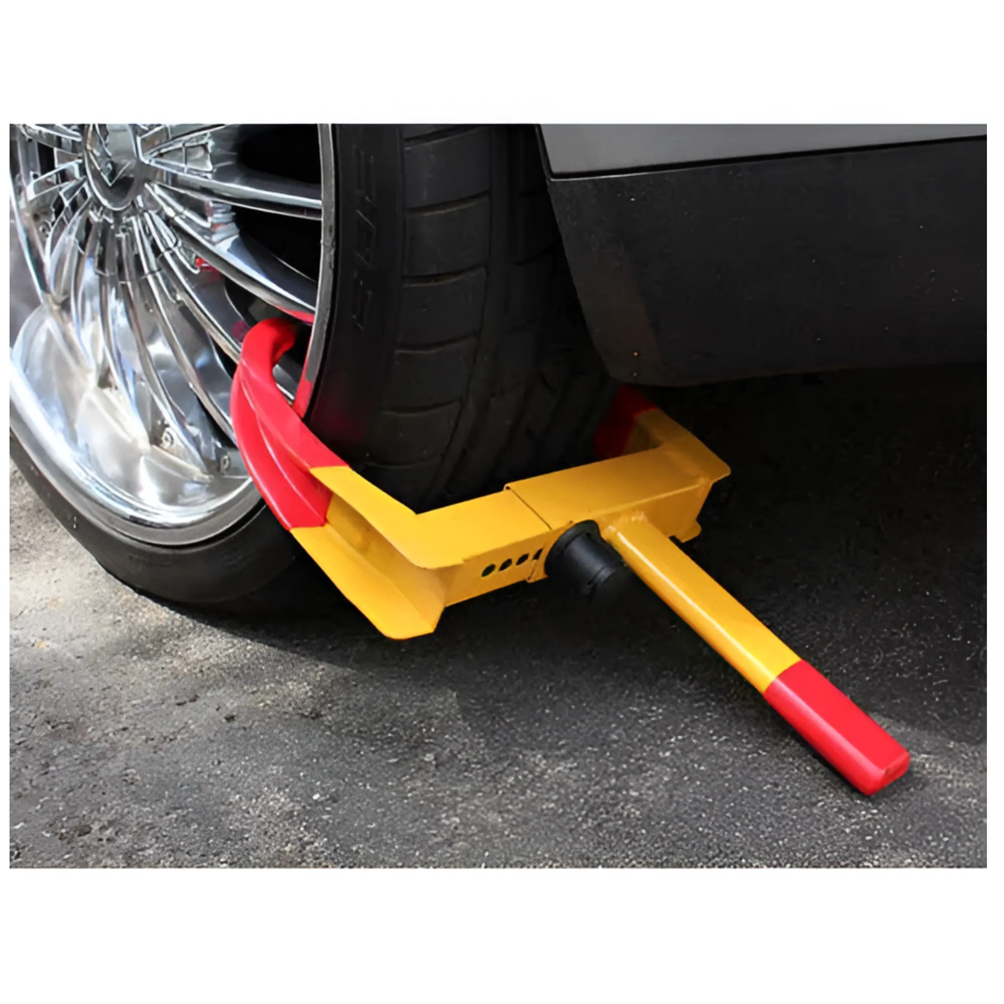 Heavy-Duty Steel Car Anti-Theft Wheel Clamp Lock with Adjustable Claw JG94