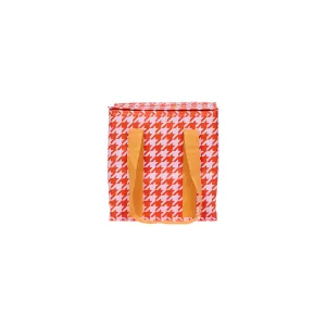 Houndstooth Insulated Tote