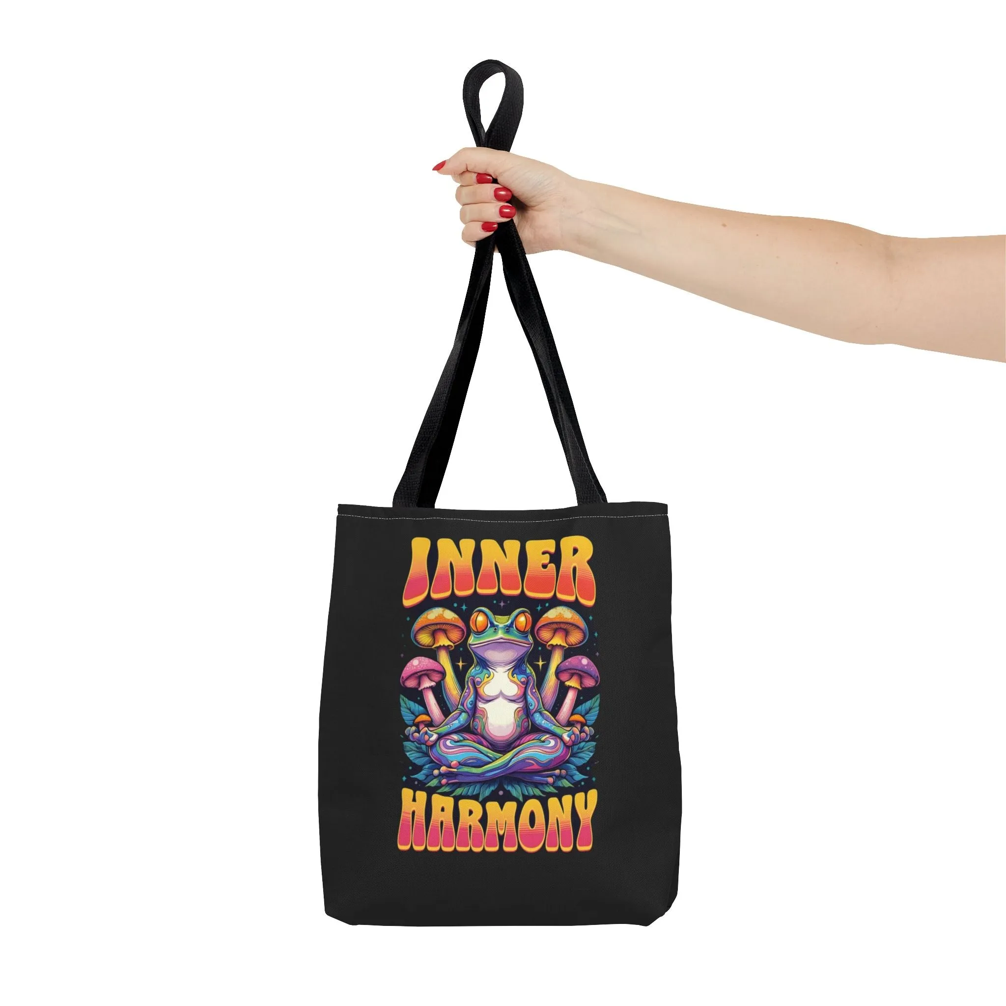 Inner Harmony Tote Bag - Eco-Friendly, Reusable, Stylish Carryall for Everyday Use, Gift, Yoga, Meditation, Nature Lovers