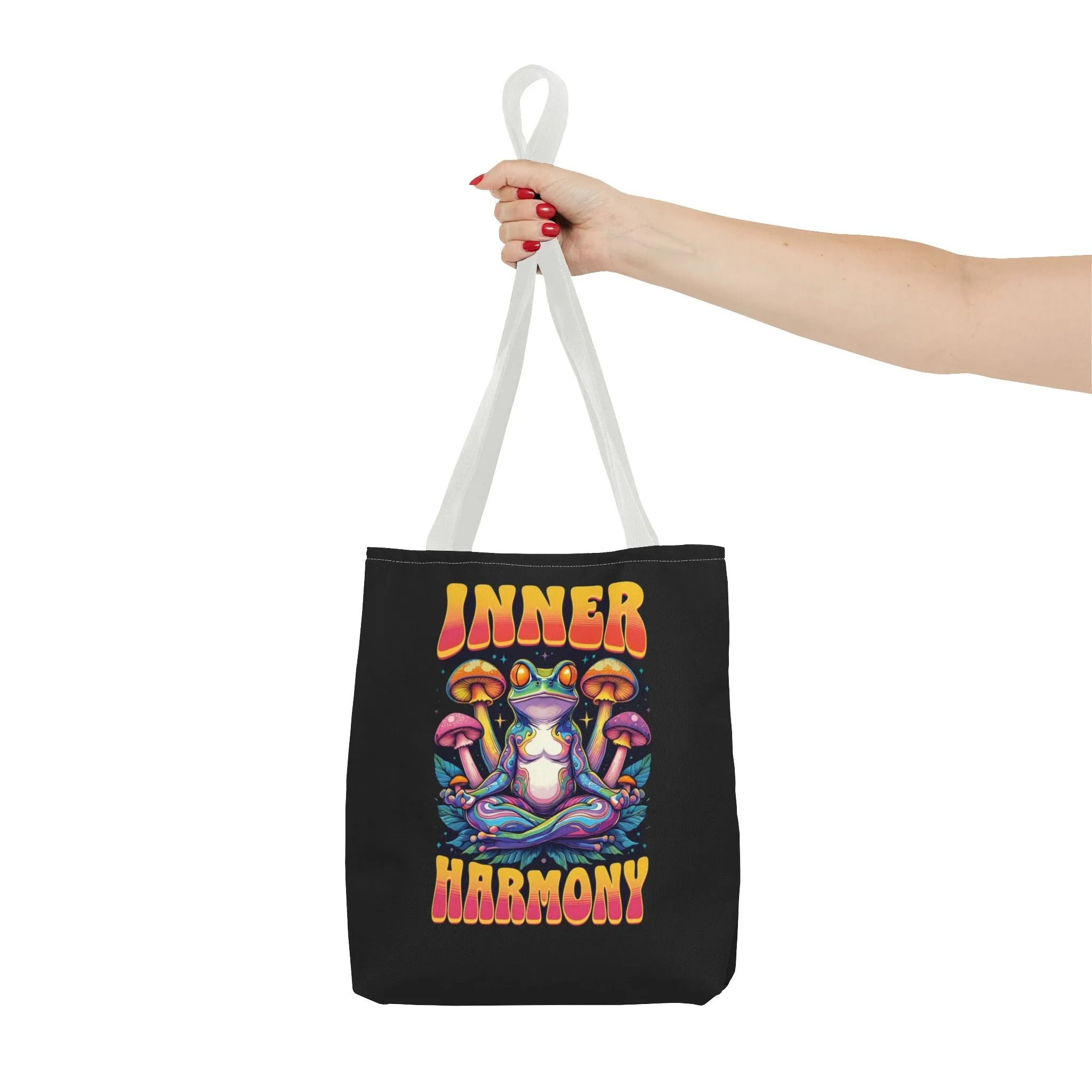 Inner Harmony Tote Bag - Eco-Friendly, Reusable, Stylish Carryall for Everyday Use, Gift, Yoga, Meditation, Nature Lovers