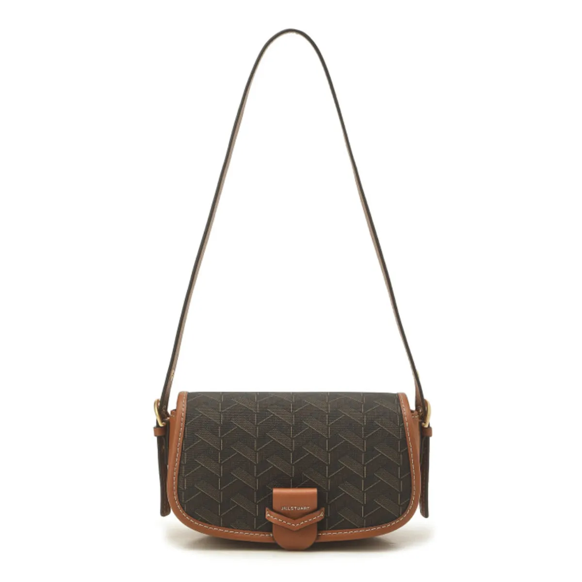 JILLSTUART NEW YORK Rosella Chilling Brown Pattern Leather Shoulder Bag S / from Seoul, Korea