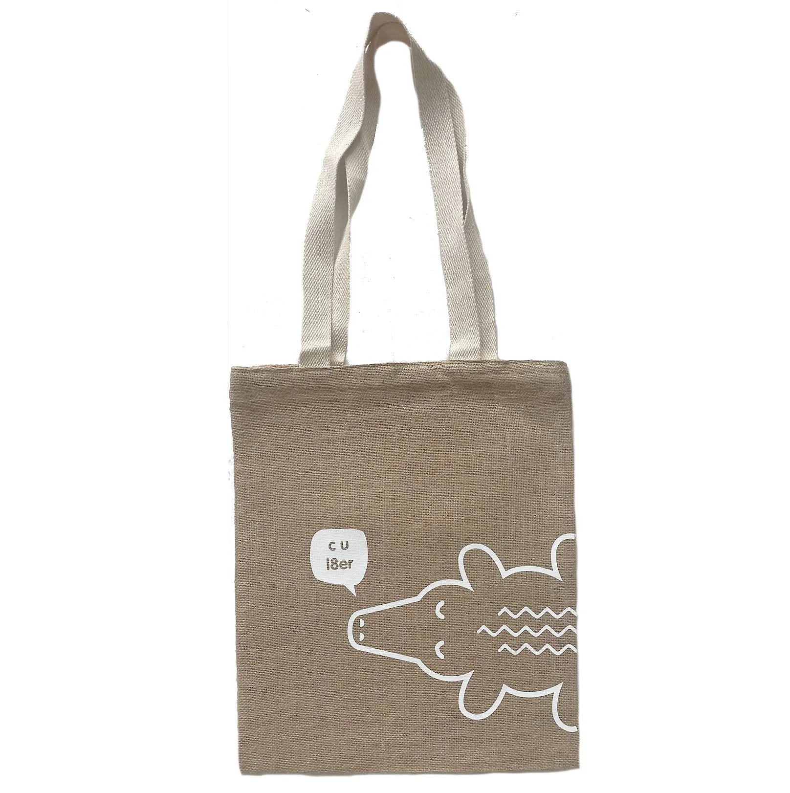 Jute tote L8ter