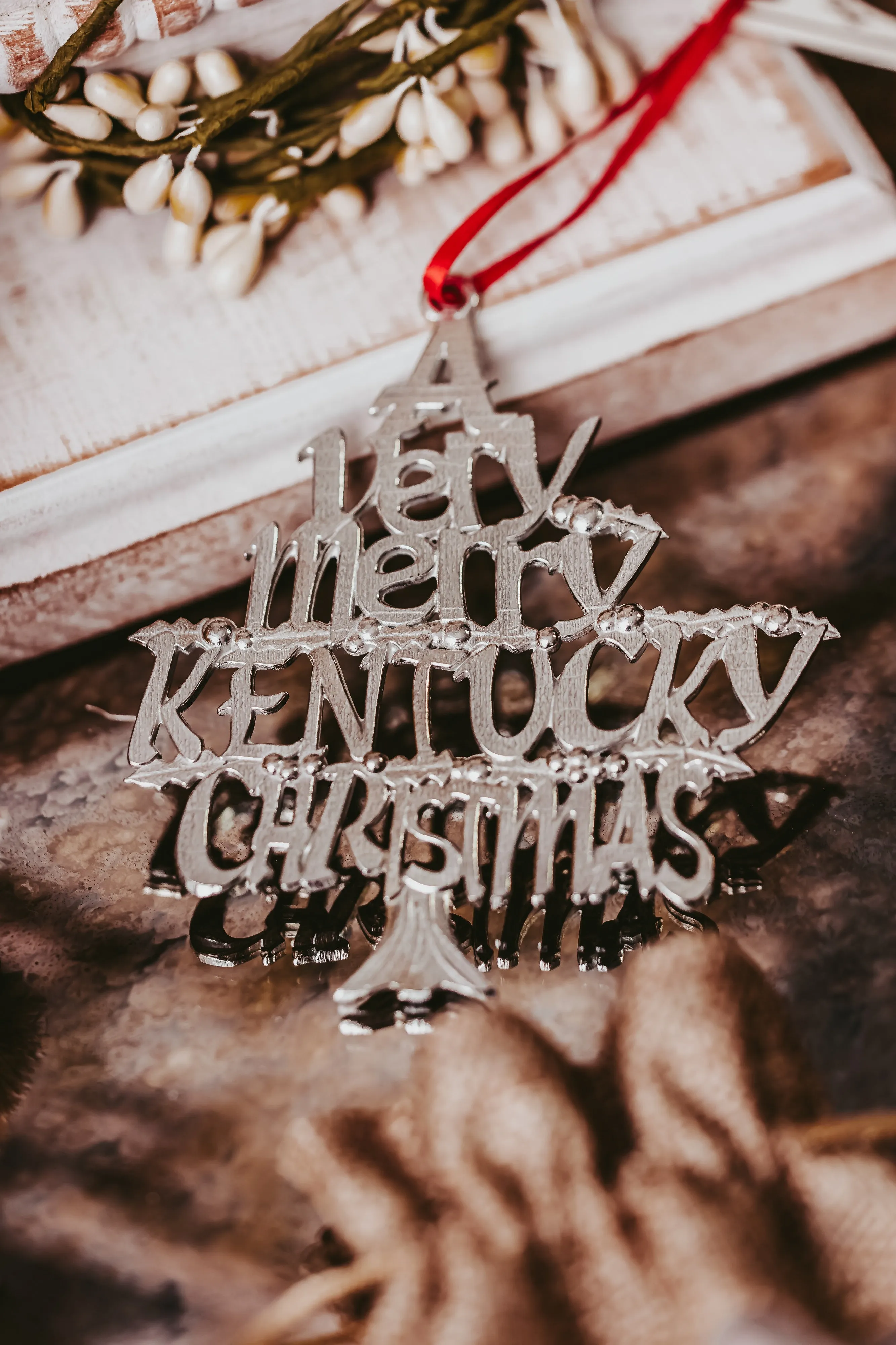 Kentucky Gifts - Bourbon - Horse - Cardinal - Christmas Ornament