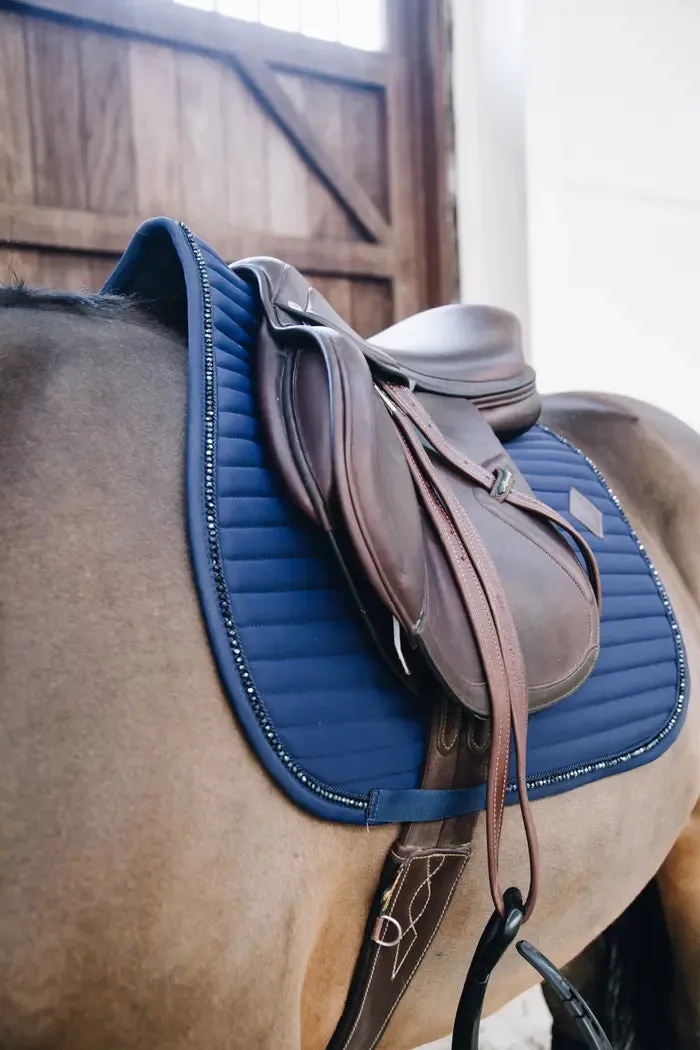 Kentucky Saddle Pad Pearls Showjumping Navy