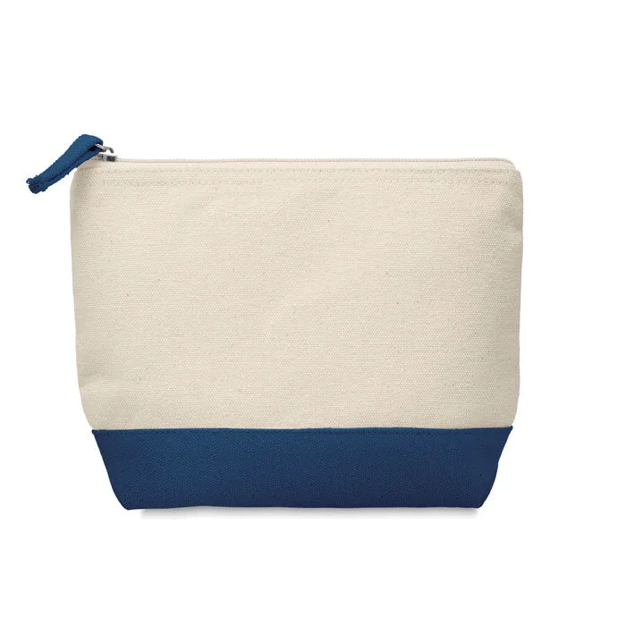 KLEUREN - Bicolour cotton cosmetic bag