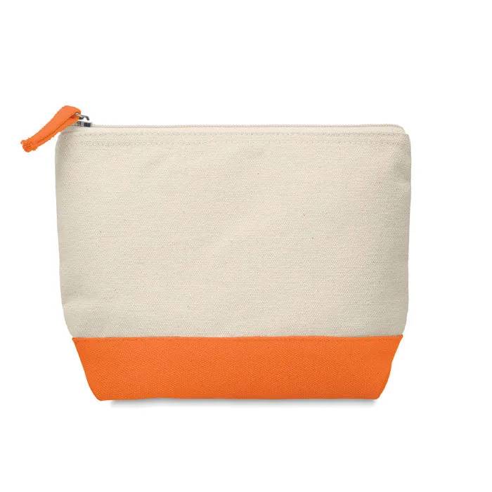 KLEUREN - Bicolour cotton cosmetic bag