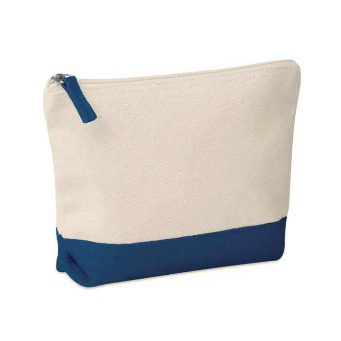 KLEUREN - Bicolour cotton cosmetic bag