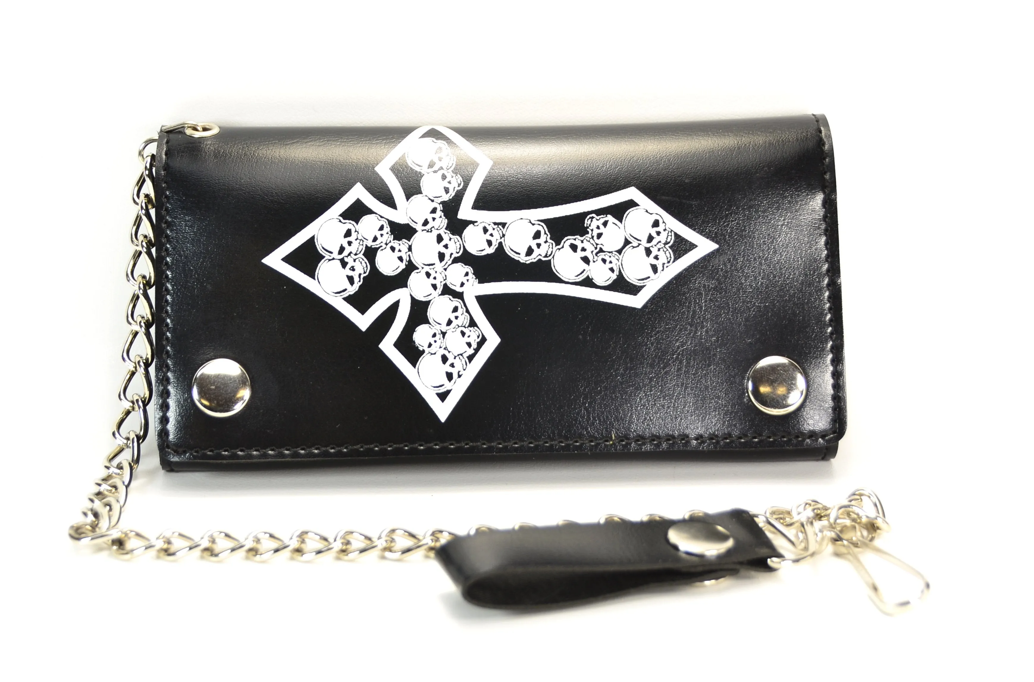 Large Wallet With Gothic Cross