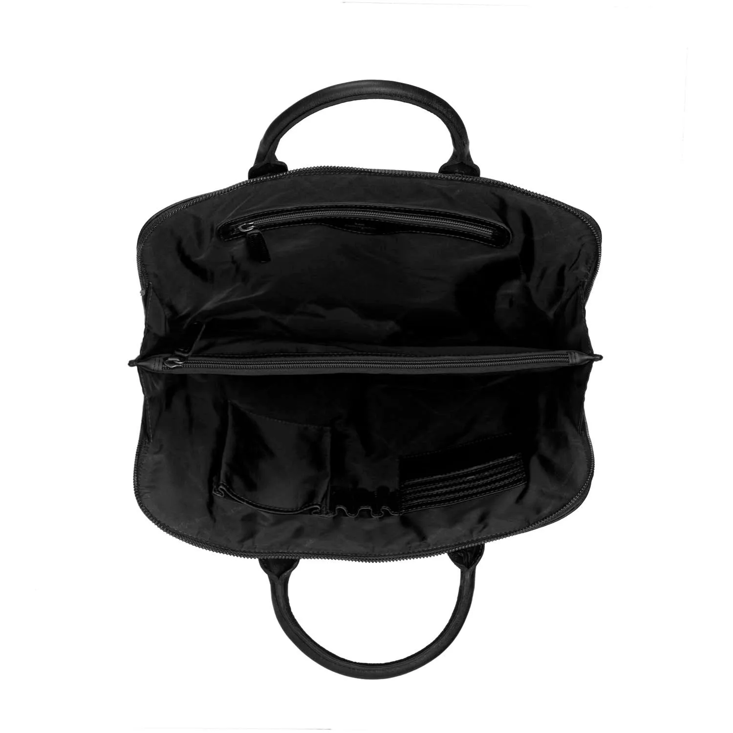 Leather Laptopbag Black Harvey