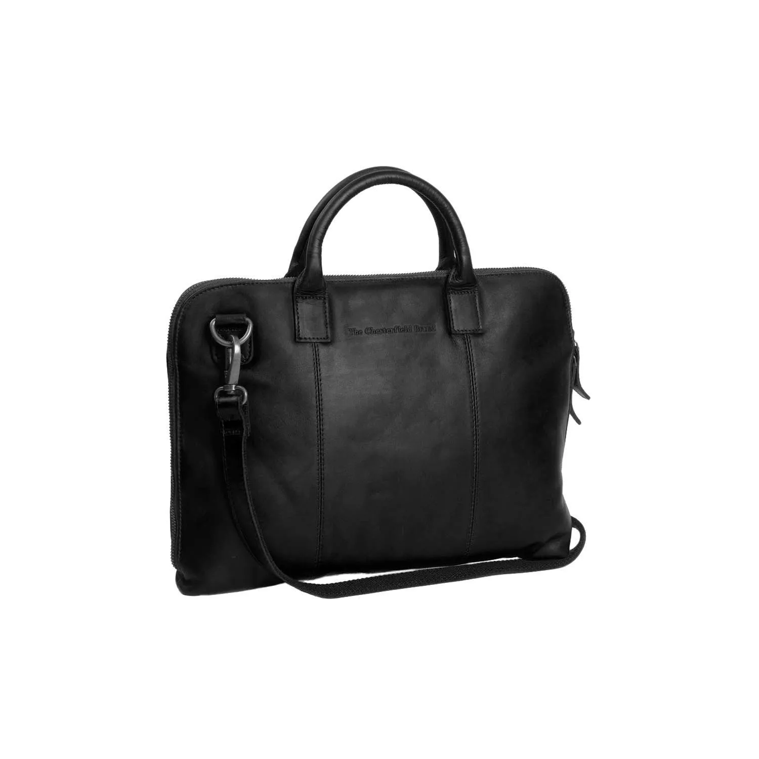 Leather Laptopbag Black Harvey