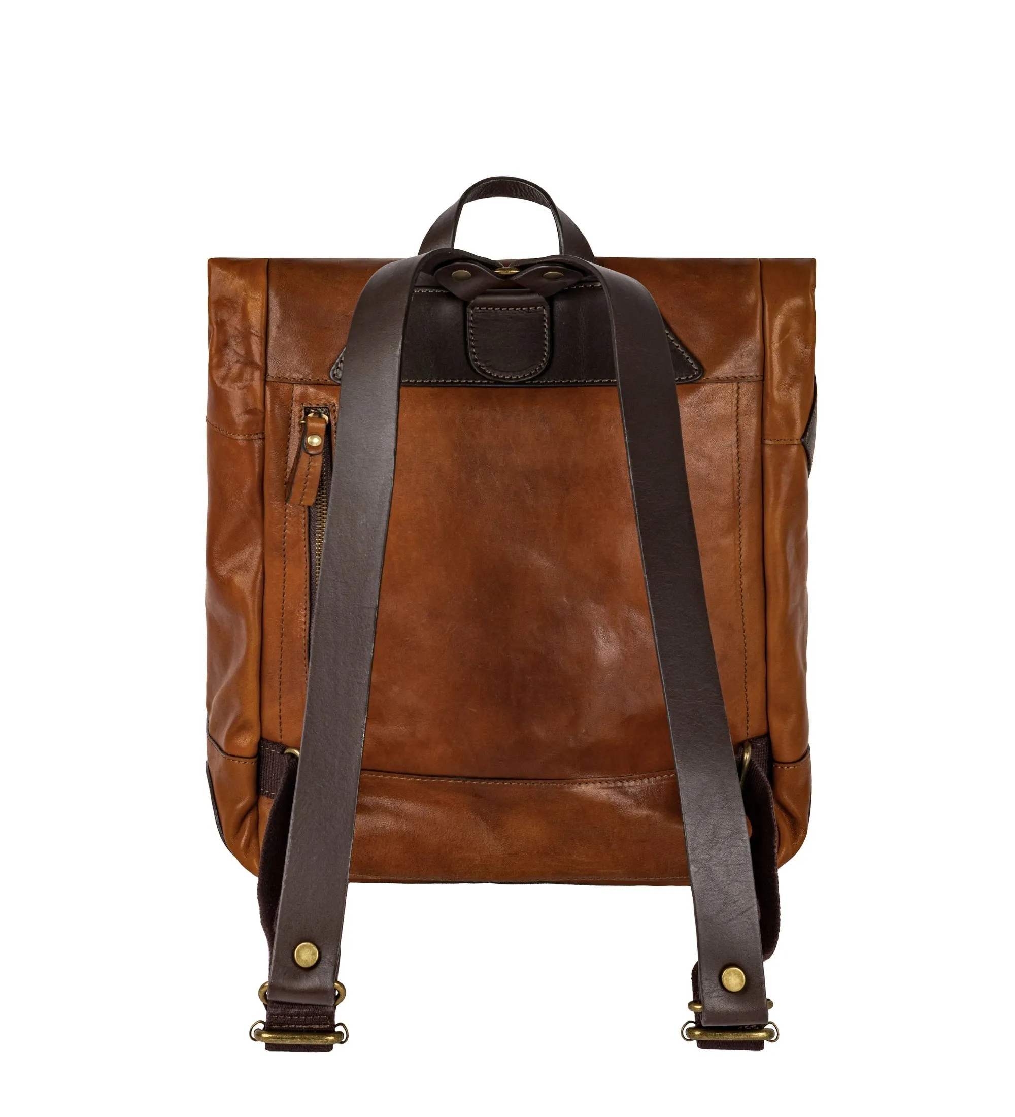 Leather Roll-Top Backpack for Women - The Secret History